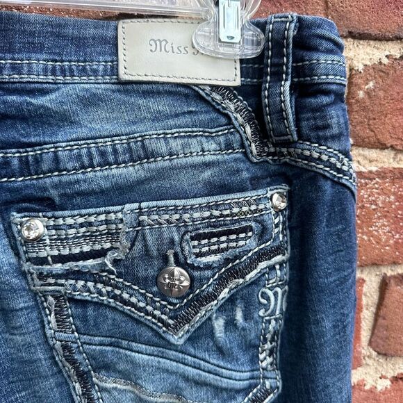 Miss Me Curvy Boot Jeans Women E3705VB2R k1129 size 30 NEW - Picture 4 of 13